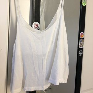 Brandy white tank top